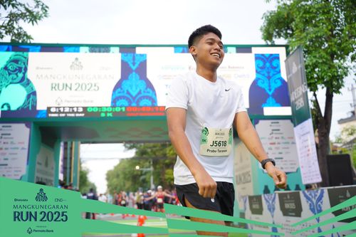 Race photo from Mangkunegaran Run 2025