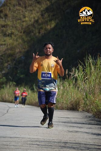 Race photo from Kelud Vertical Challenge 2024
