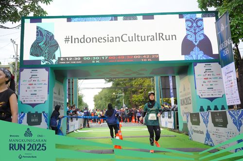 Race photo from Mangkunegaran Run 2025