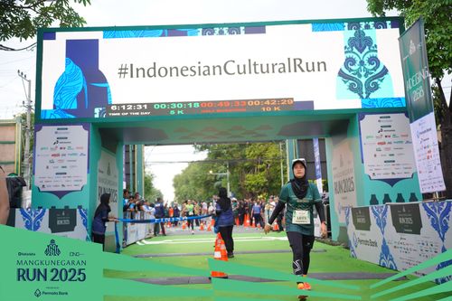 Race photo from Mangkunegaran Run 2025