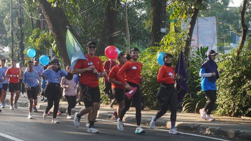 Race photo from Happy One Decade Unpad Runner