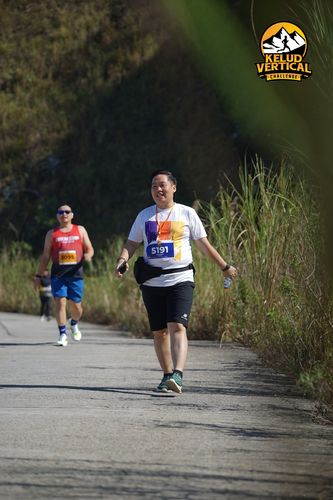 Race photo from Kelud Vertical Challenge 2024