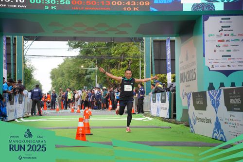 Race photo from Mangkunegaran Run 2025