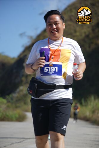 Race photo from Kelud Vertical Challenge 2024