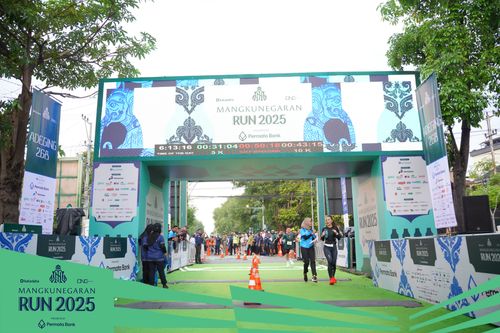 Race photo from Mangkunegaran Run 2025