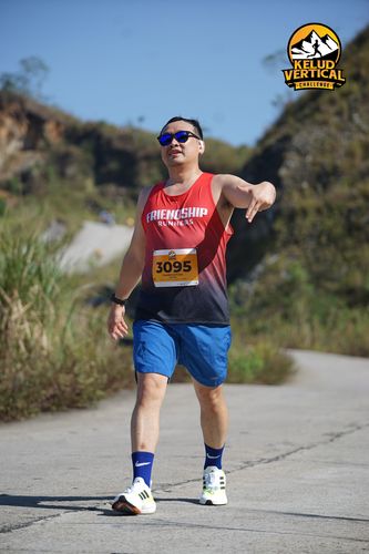 Race photo from Kelud Vertical Challenge 2024