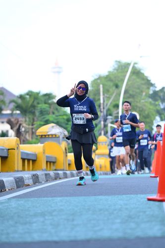 Race photo from KEMLU RUN 2025