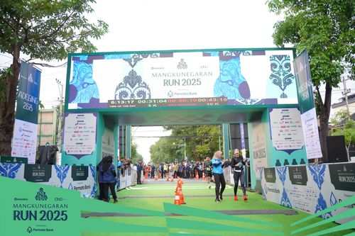 Race photo from Mangkunegaran Run 2025