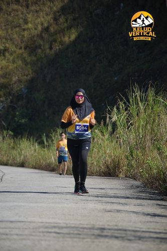 Race photo from Kelud Vertical Challenge 2024