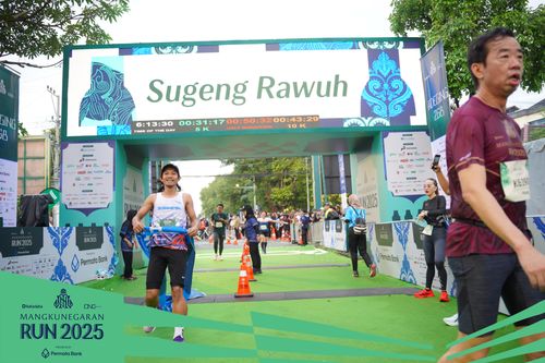 Race photo from Mangkunegaran Run 2025