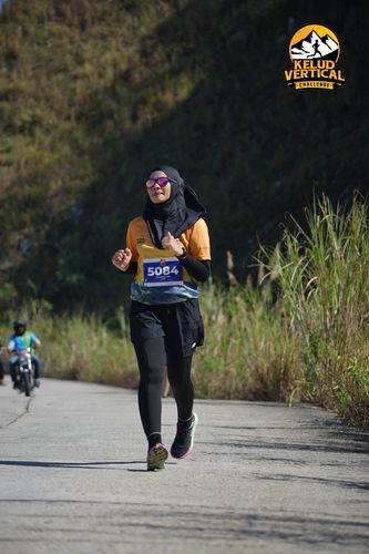 Race photo from Kelud Vertical Challenge 2024