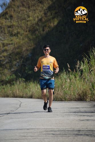 Race photo from Kelud Vertical Challenge 2024
