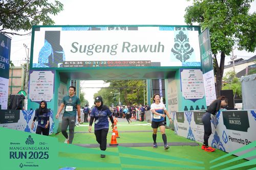 Race photo from Mangkunegaran Run 2025
