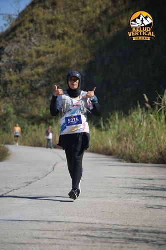 Race photo from Kelud Vertical Challenge 2024