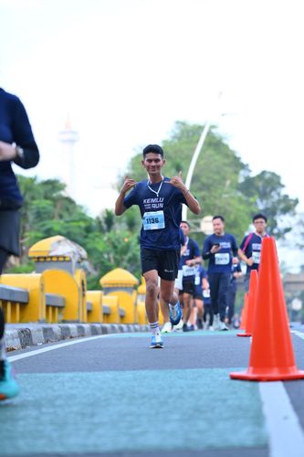 Race photo from KEMLU RUN 2025