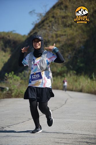 Race photo from Kelud Vertical Challenge 2024