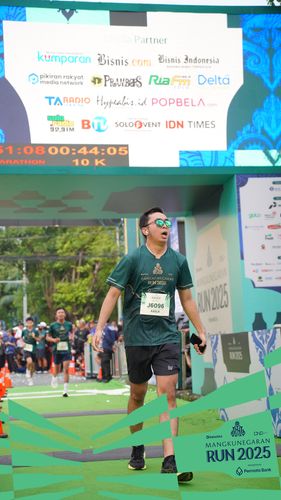 Race photo from Mangkunegaran Run 2025
