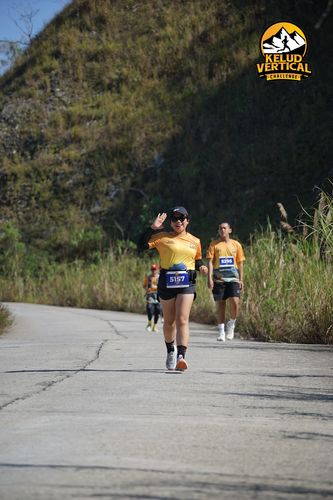 Race photo from Kelud Vertical Challenge 2024