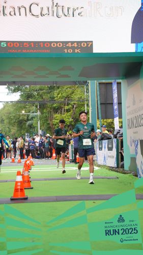 Race photo from Mangkunegaran Run 2025