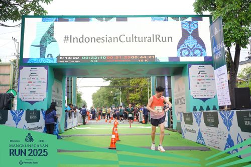 Race photo from Mangkunegaran Run 2025