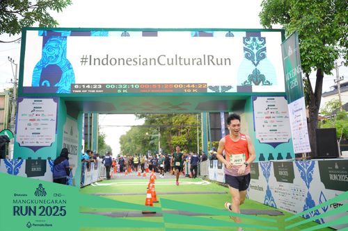 Race photo from Mangkunegaran Run 2025