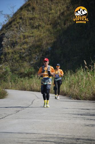 Race photo from Kelud Vertical Challenge 2024