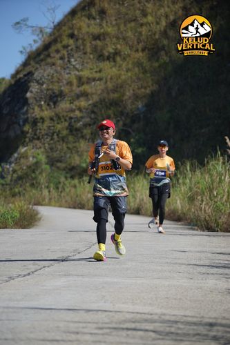 Race photo from Kelud Vertical Challenge 2024