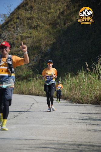 Race photo from Kelud Vertical Challenge 2024