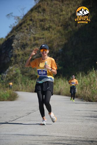 Race photo from Kelud Vertical Challenge 2024