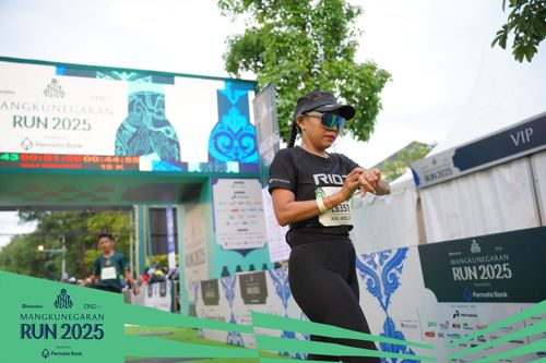 Race photo from Mangkunegaran Run 2025