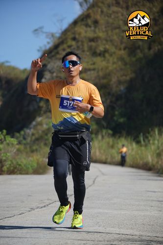 Race photo from Kelud Vertical Challenge 2024