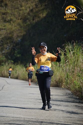 Race photo from Kelud Vertical Challenge 2024