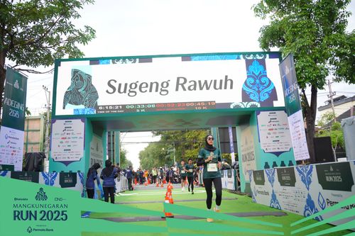 Race photo from Mangkunegaran Run 2025