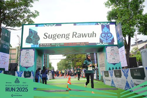 Race photo from Mangkunegaran Run 2025
