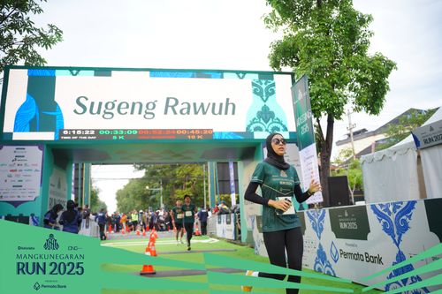 Race photo from Mangkunegaran Run 2025