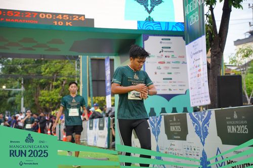 Race photo from Mangkunegaran Run 2025