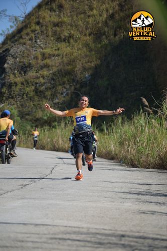 Race photo from Kelud Vertical Challenge 2024