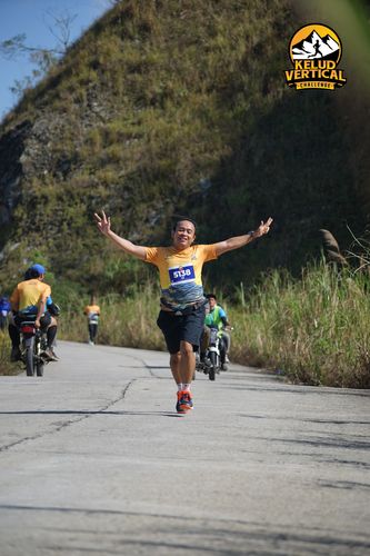Race photo from Kelud Vertical Challenge 2024