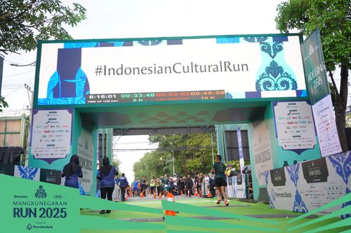 Race photo from Mangkunegaran Run 2025