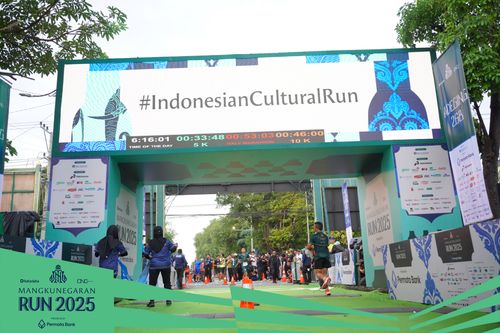 Race photo from Mangkunegaran Run 2025