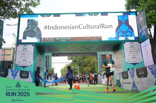 Race photo from Mangkunegaran Run 2025