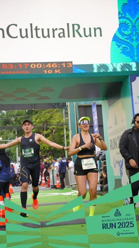 Race photo from Mangkunegaran Run 2025