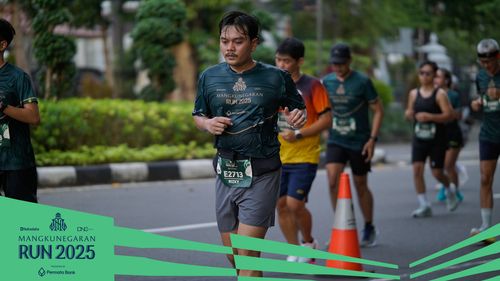 Race photo from Mangkunegaran Run 2025