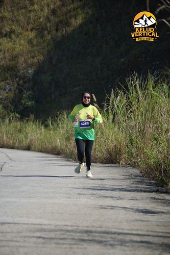 Race photo from Kelud Vertical Challenge 2024