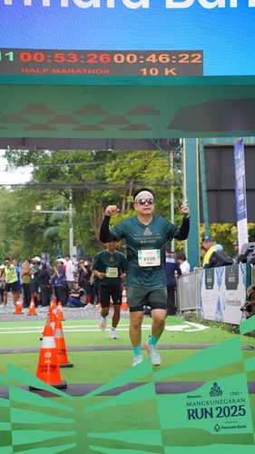 Race photo from Mangkunegaran Run 2025