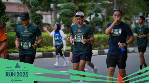 Race photo from Mangkunegaran Run 2025