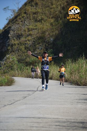 Race photo from Kelud Vertical Challenge 2024