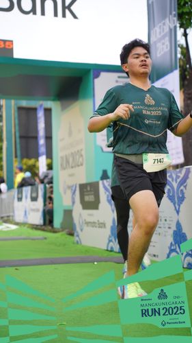 Race photo from Mangkunegaran Run 2025