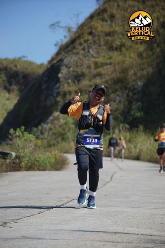 Race photo from Kelud Vertical Challenge 2024