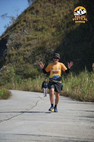 Race photo from Kelud Vertical Challenge 2024